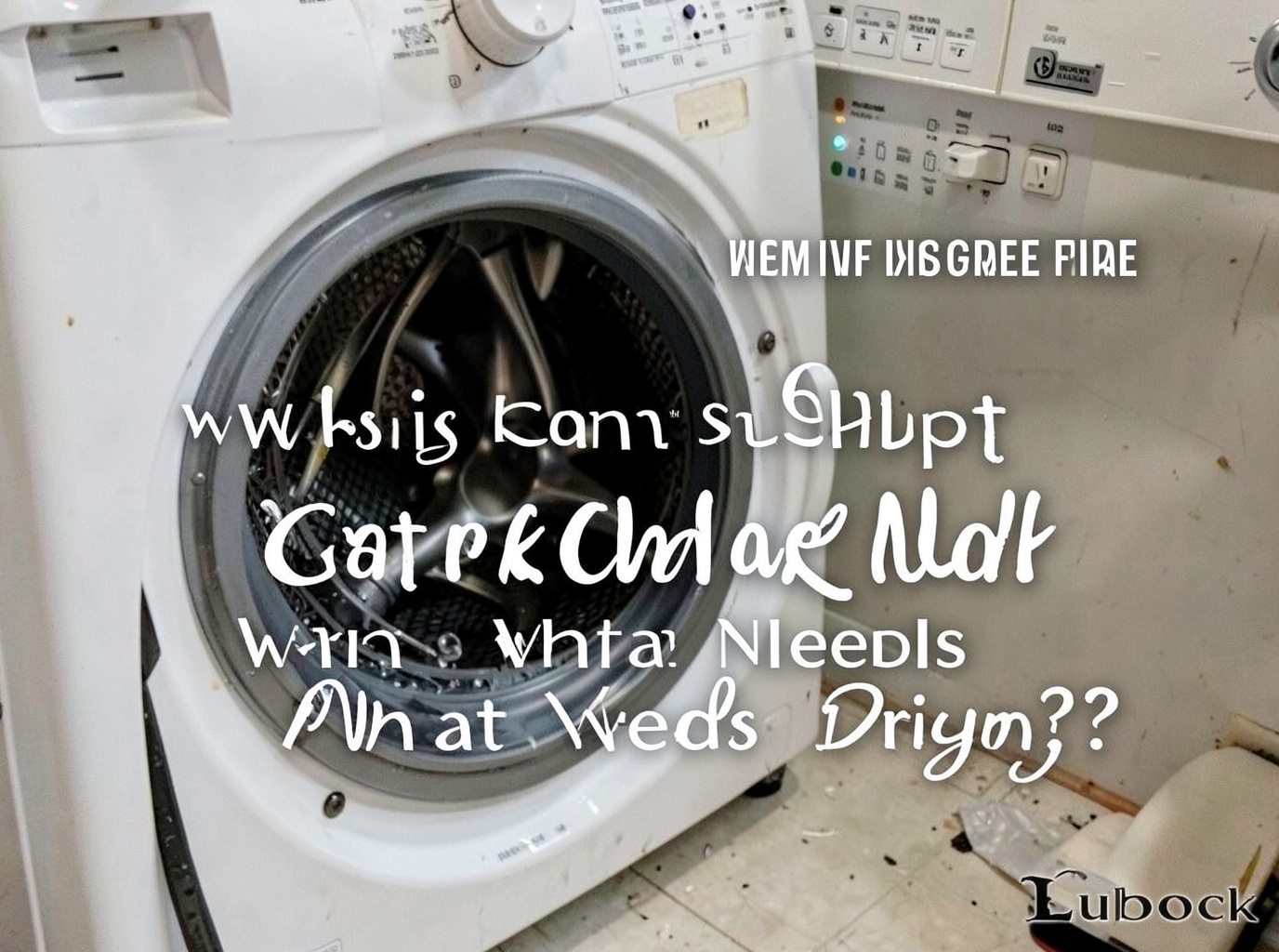 Washing Machine Supply Hose Leak: What Can Get Wet and What Needs Drying?