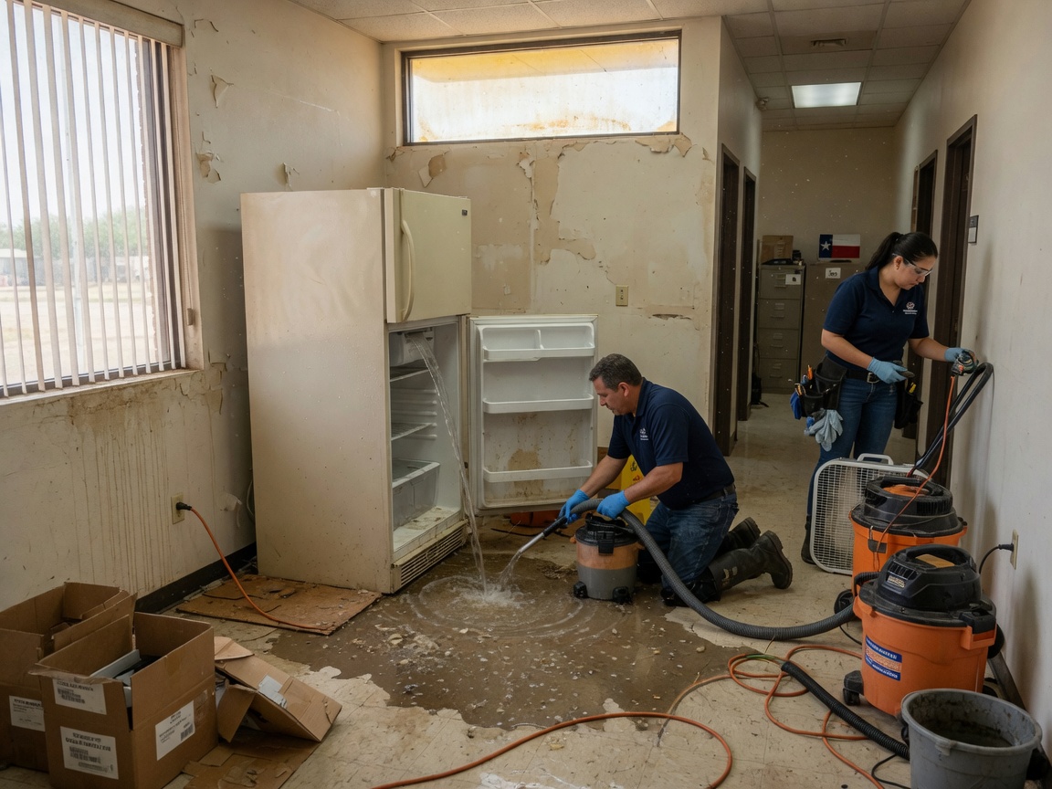  appliance leak water damage cleanup by Lubbock Appliance Leak Recovery in Lubbock, TX