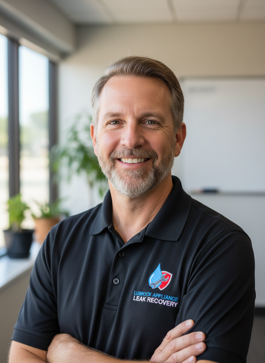Marcus 'Tex' Riley, Founder & Lead Technician, Lubbock Appliance Leak Recovery