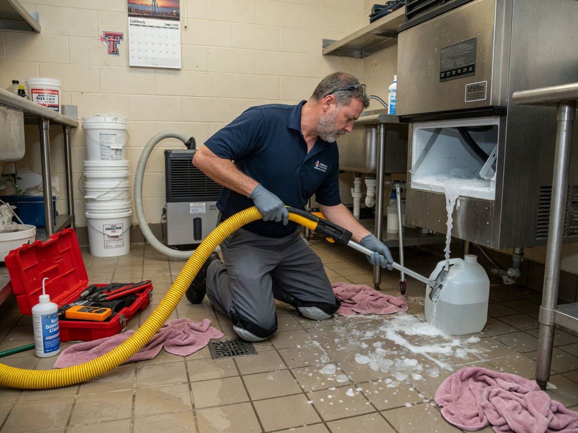 Ice Maker Leak Cleanup in Lubbock, TX