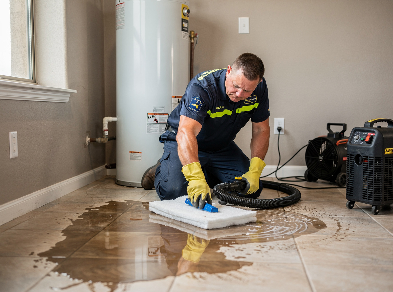 Water Heater Leak Water Cleanup in Lubbock, TX